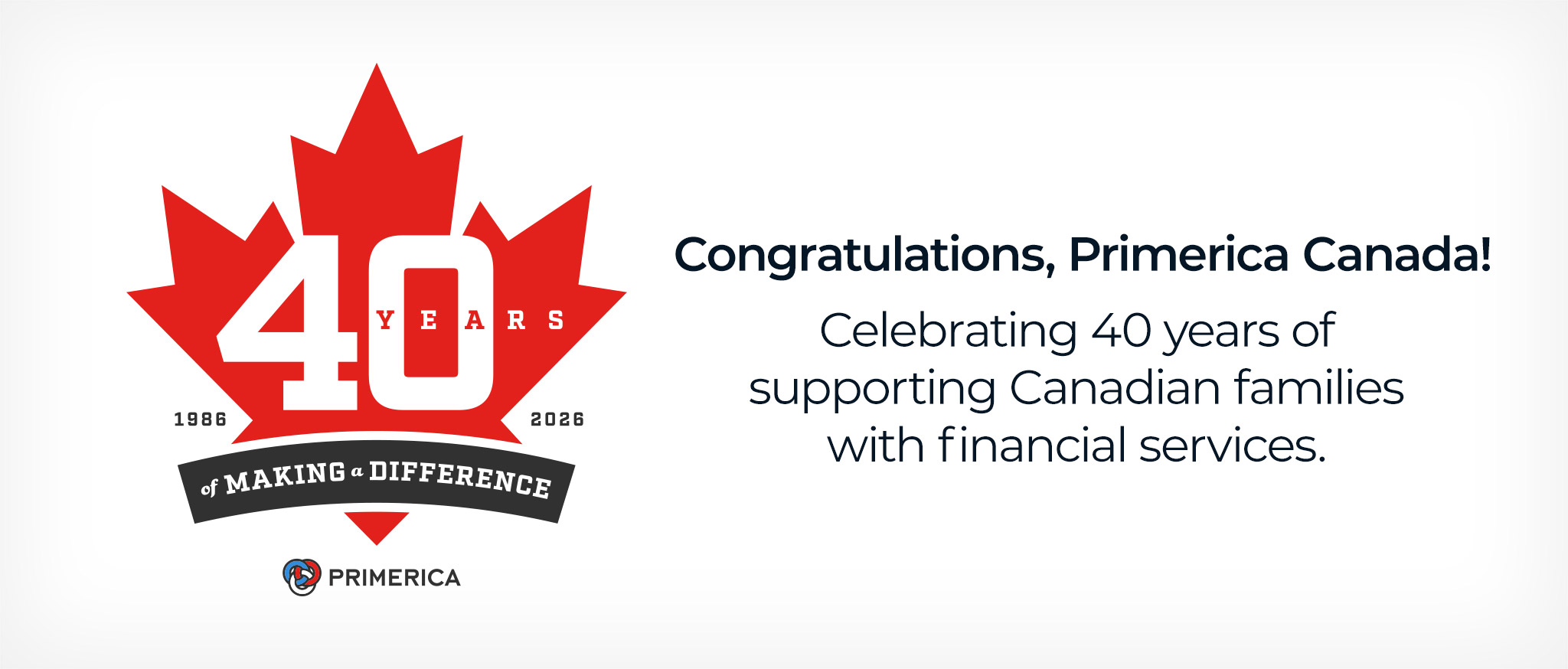 Congratulations Primerica Canada